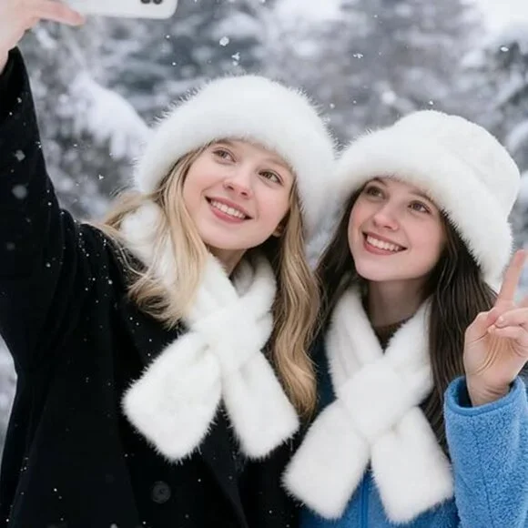 Warm Fur Bucket Hat - Picture 4 of 5